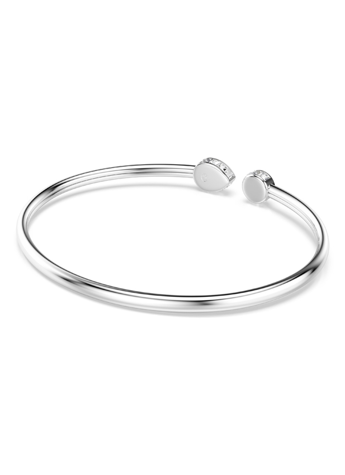 Swarovski Chroma bangle met kristal - detail 5 zilver