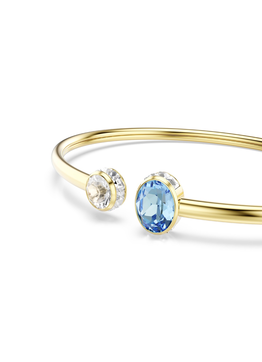 Swarovski Chroma bangle met kristal - detail 2 goud