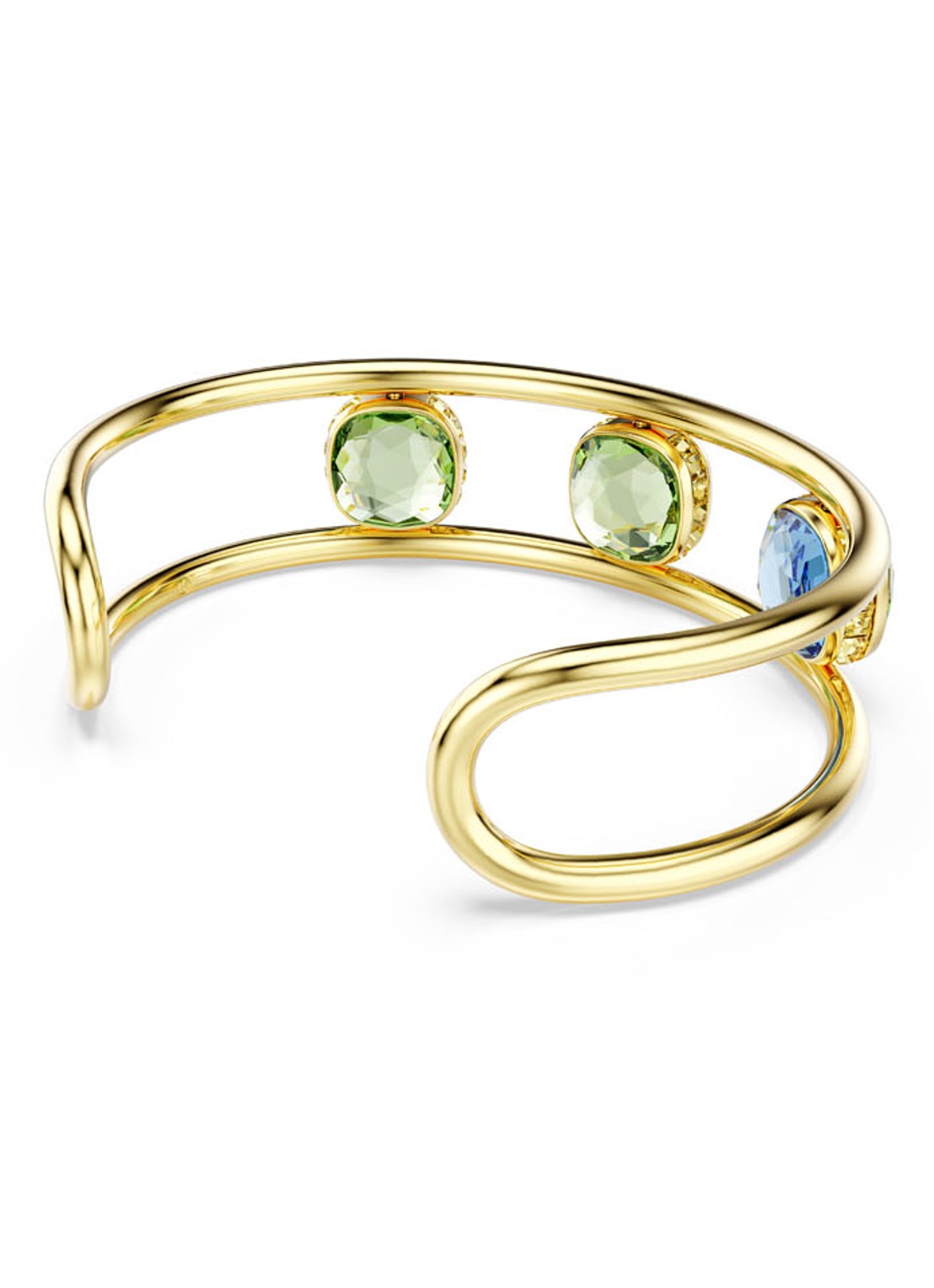 Swarovski Chroma bangle verguld M  - detail 4 goud