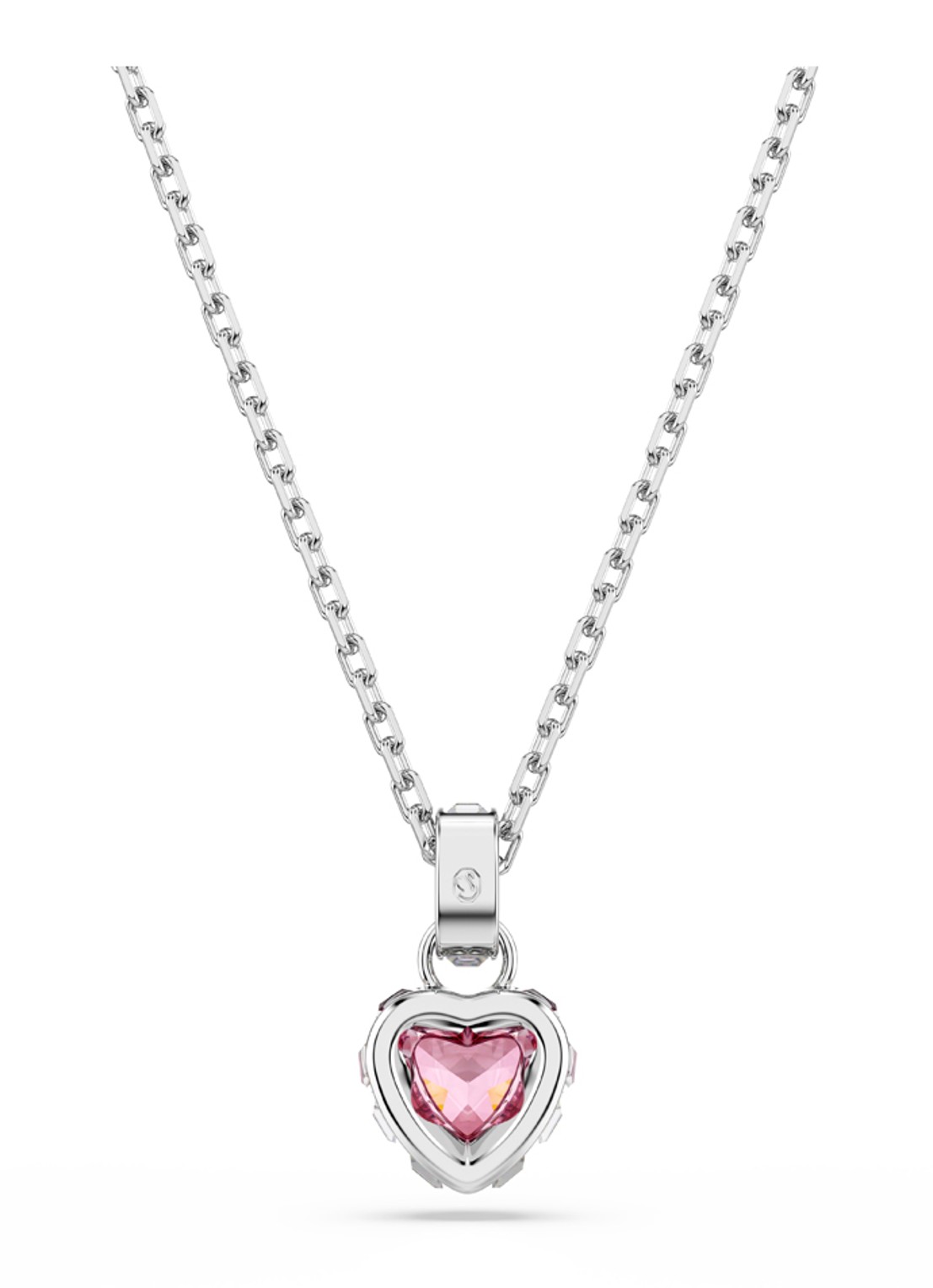 Swarovski Chroma ketting met kristal - detail 5 zilver