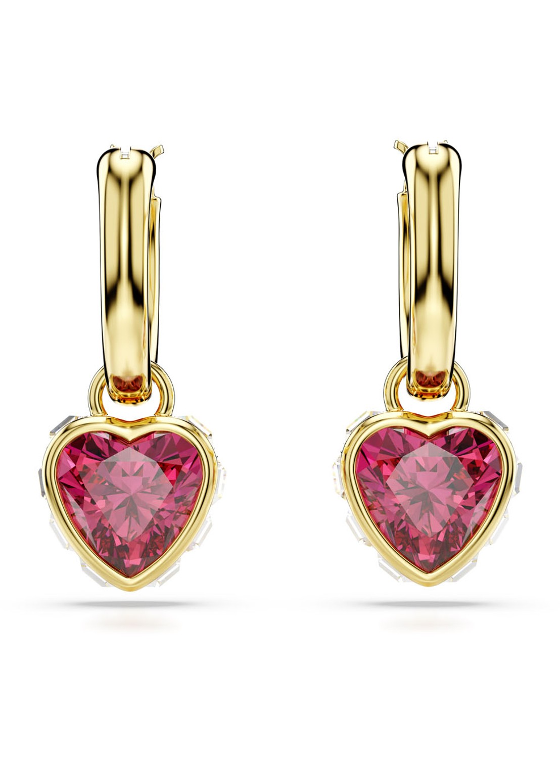 Swarovski Chroma oorringen verguld  - detail goud