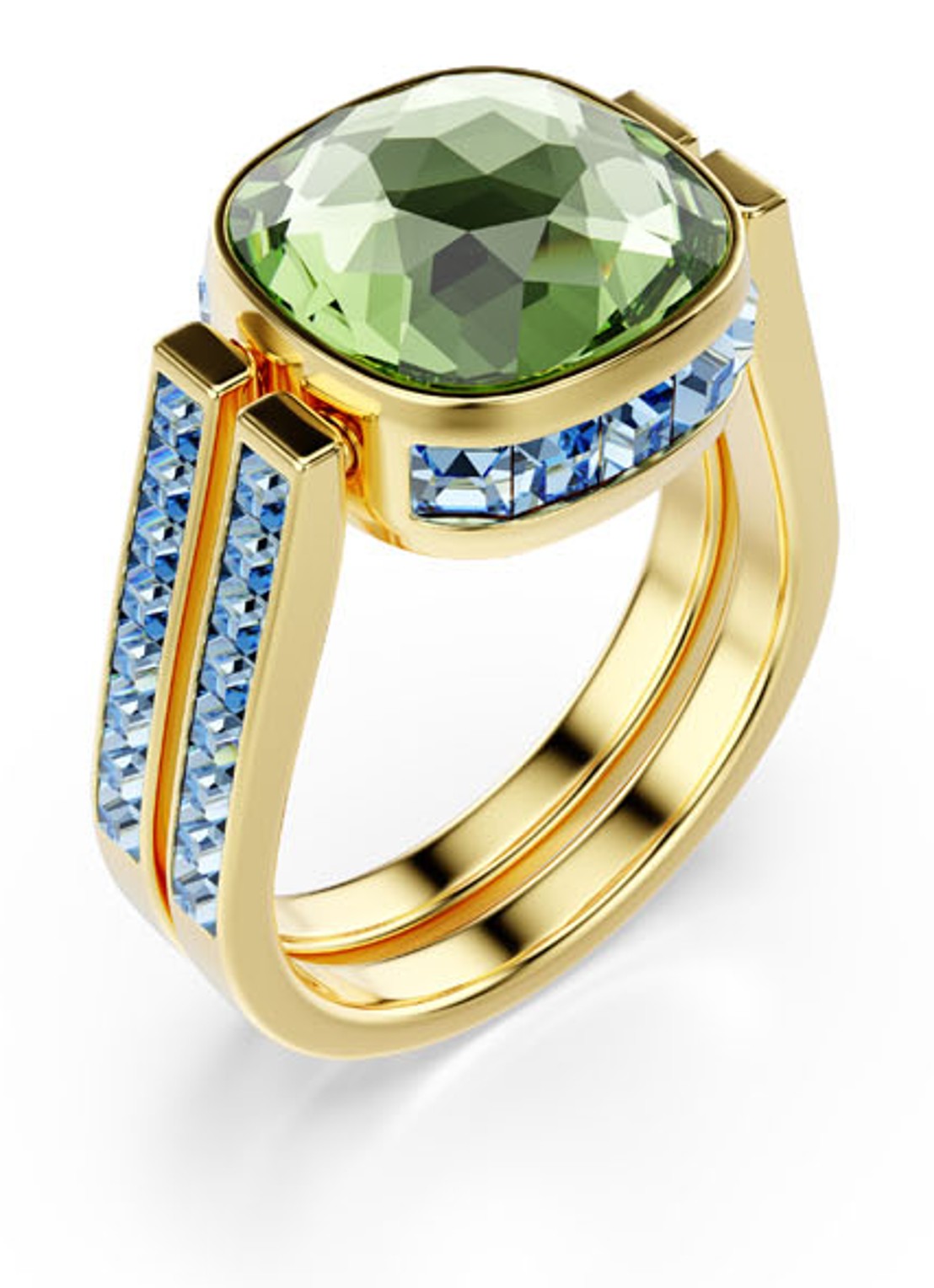 Swarovski Chroma ring verguld 58 - detail 2 goud