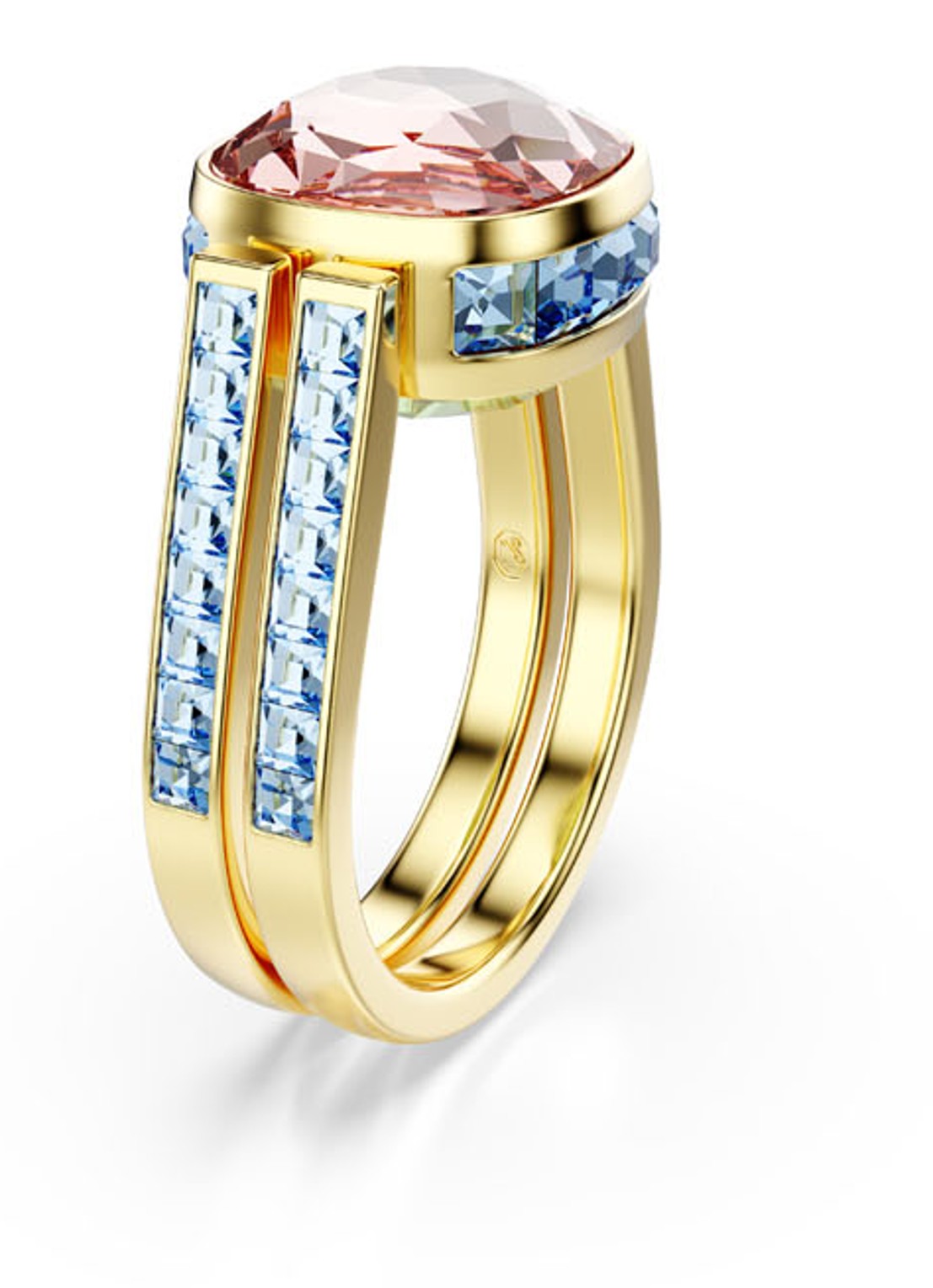 Swarovski Chroma ring verguld 60  - detail 4 goud