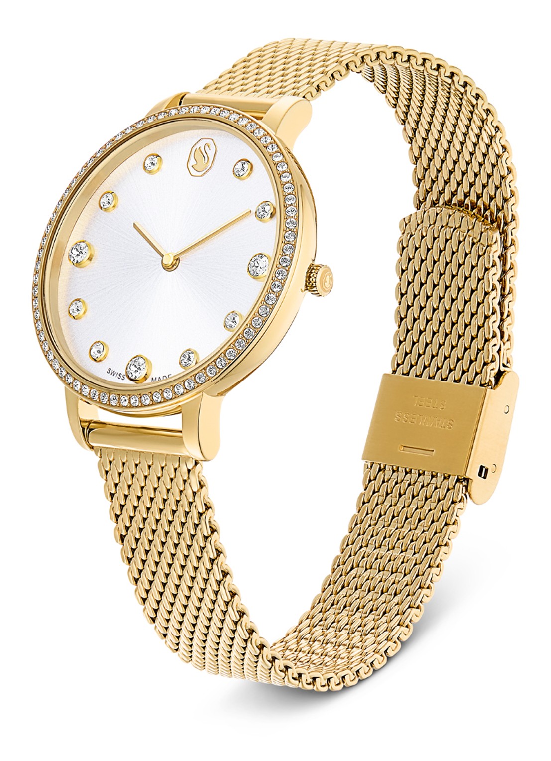 Swarovski Clarica horloge 5740823 - detail 2 goud