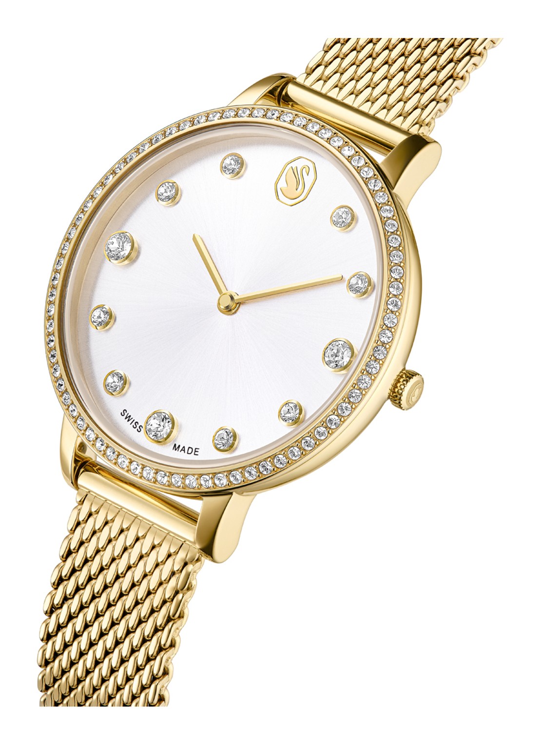 Swarovski Clarica horloge 5740823 - detail 4 goud
