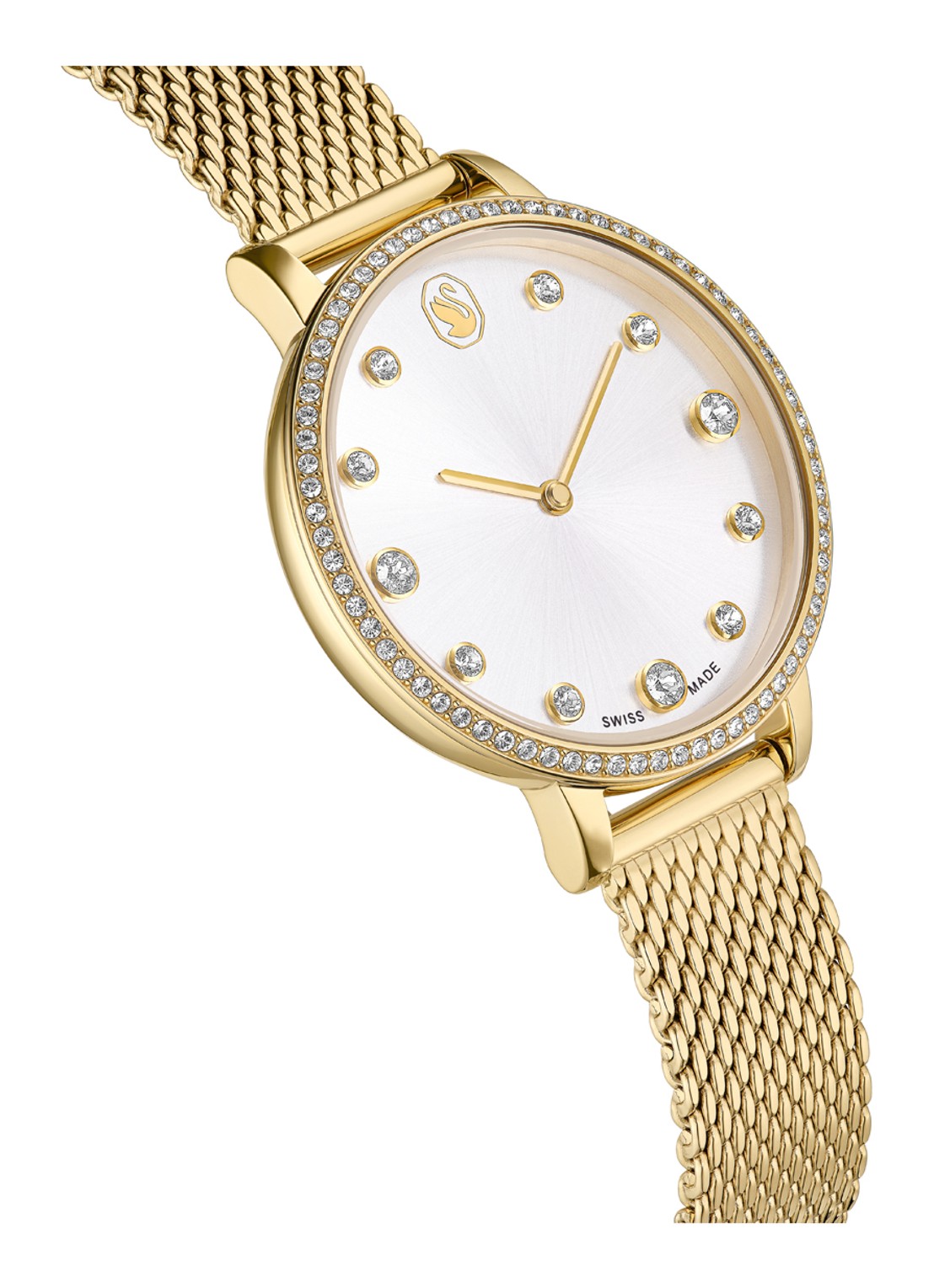 Swarovski Clarica horloge 5740823 - detail 6 goud