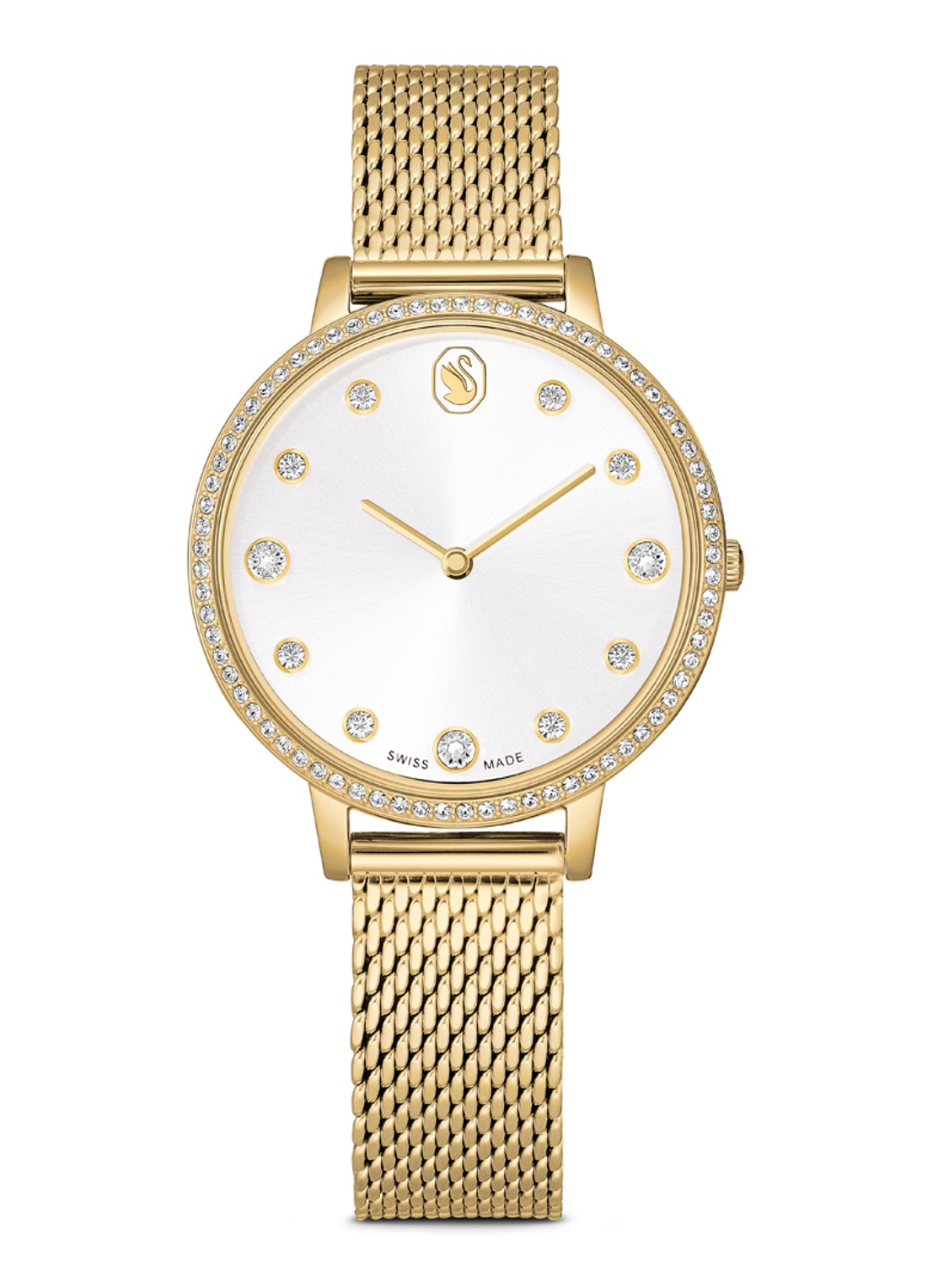Swarovski Clarica horloge 5740823 - voorkant goud