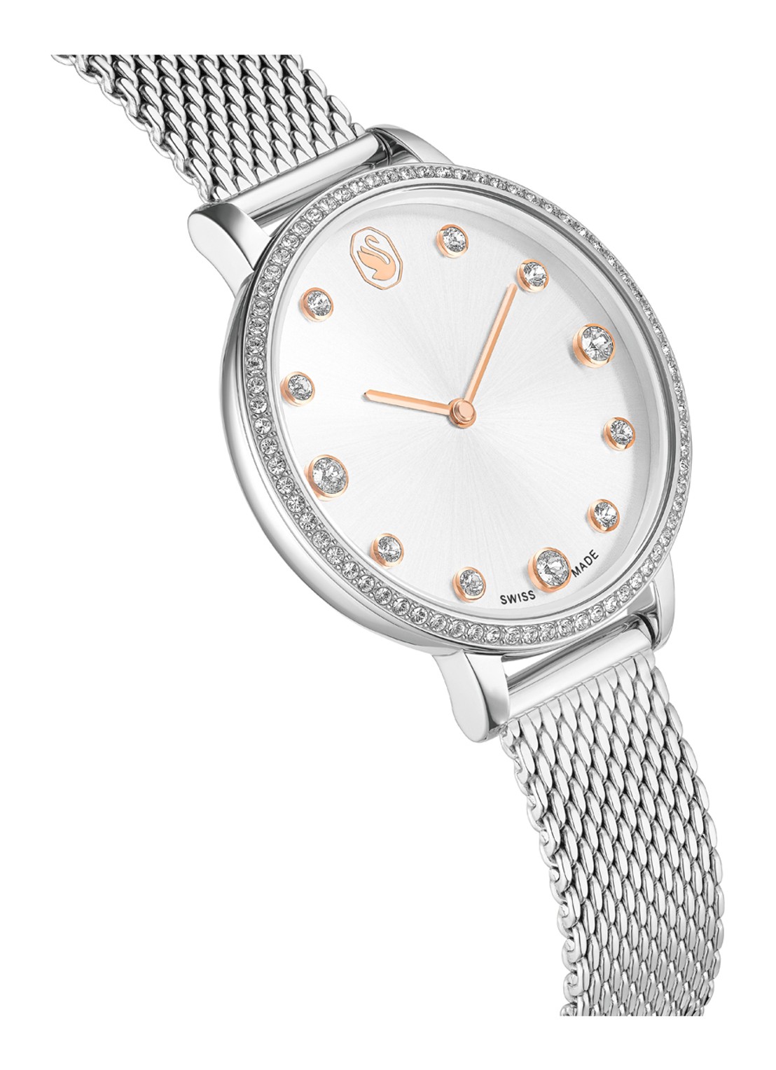 Swarovski Clarica horloge 5740971 - detail 5 zilver