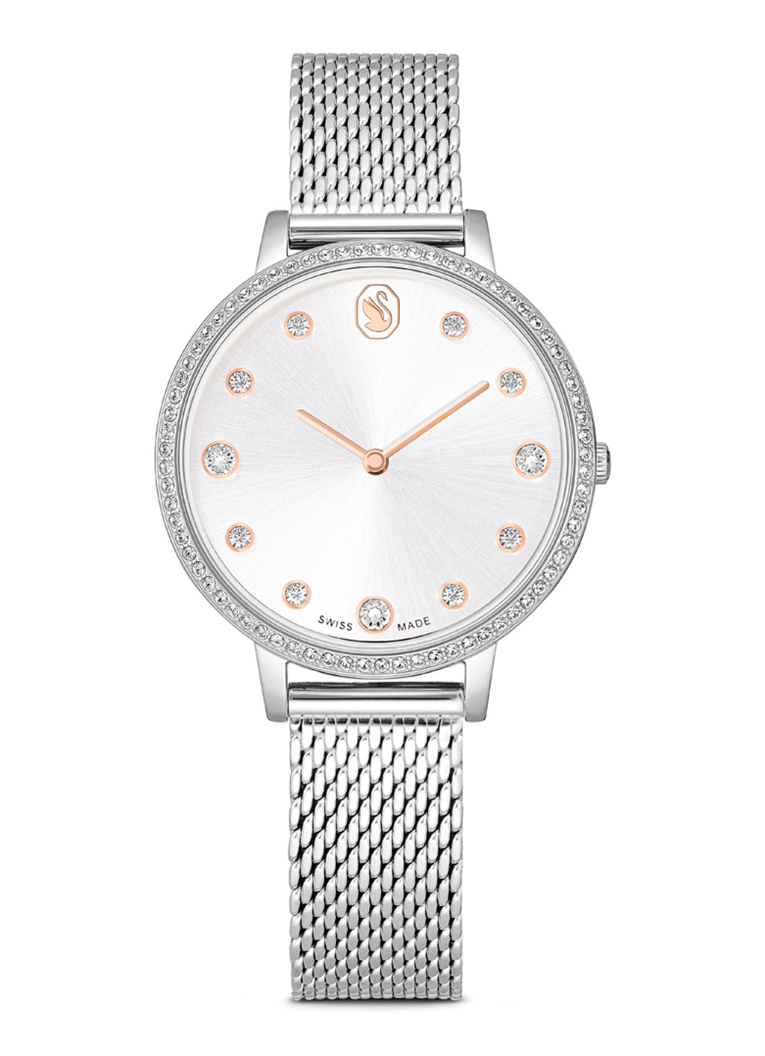 Swarovski Clarica horloge 5740971 - voorkant 6 zilver