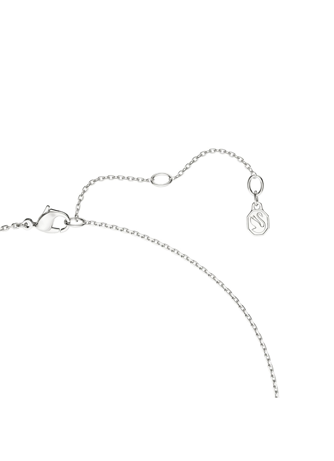 Swarovski Classica ketting met hanger  - detail 4 zilver