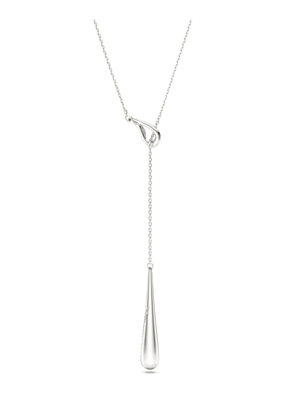 Swarovski Classica ketting met hanger  - detail 5 zilver