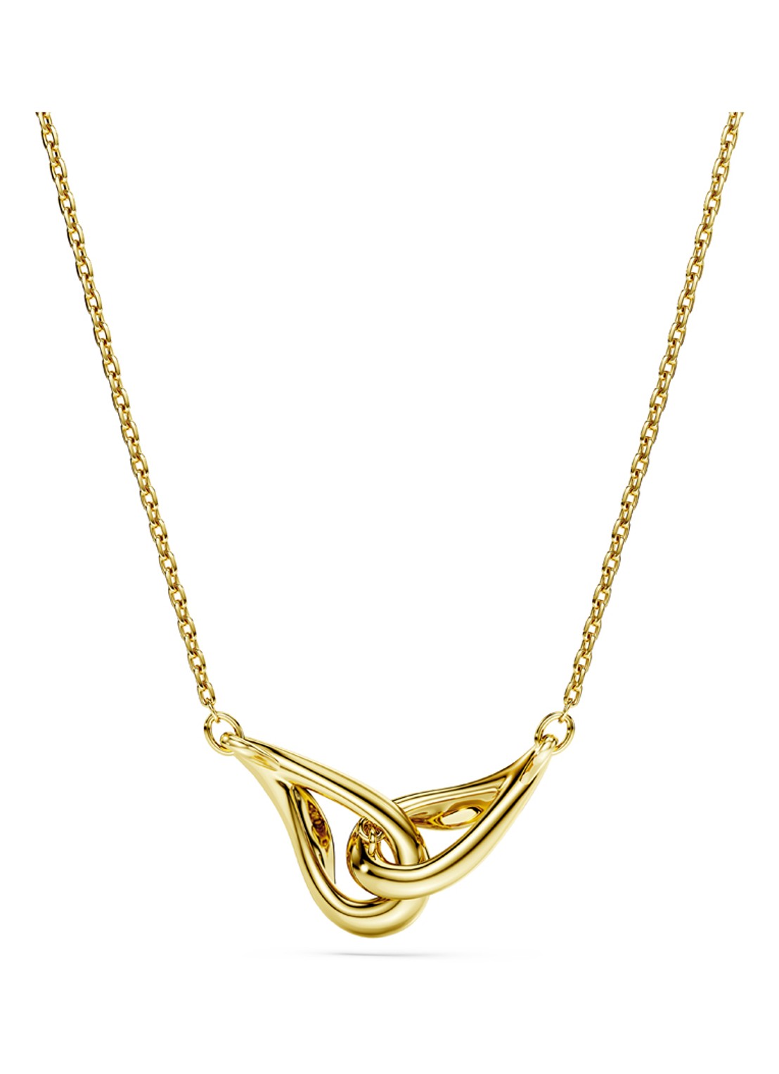 Swarovski Classica ketting verguld  - detail 5 goud