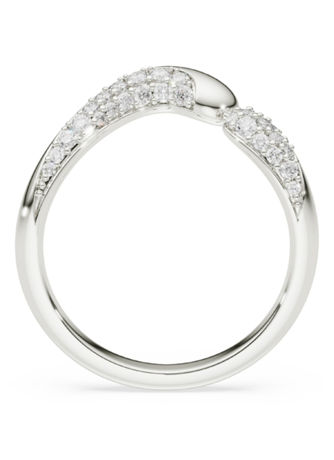 Swarovski Classica ring 55 - detail 2 zilver