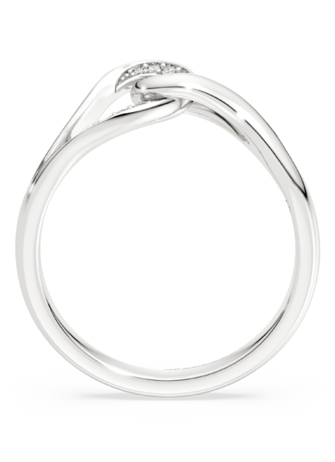 Swarovski Classica ring met kristal 58 - detail 3 zilver