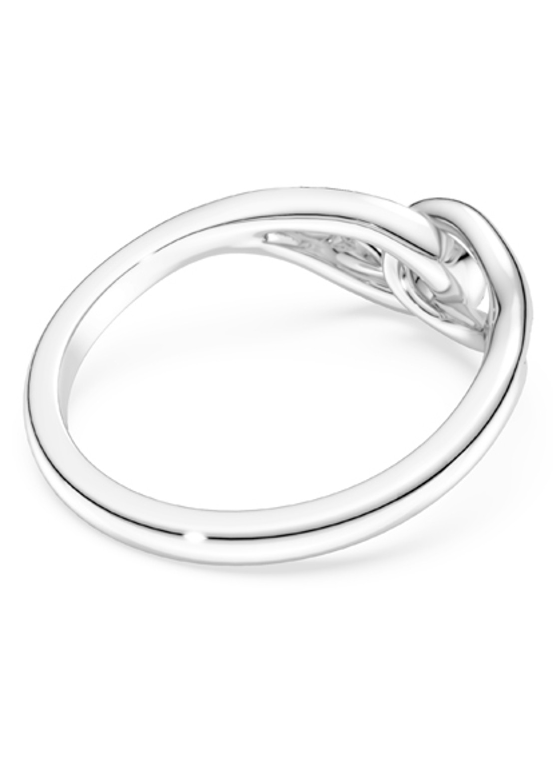 Swarovski Classica ring met kristal 58 - detail 4 zilver