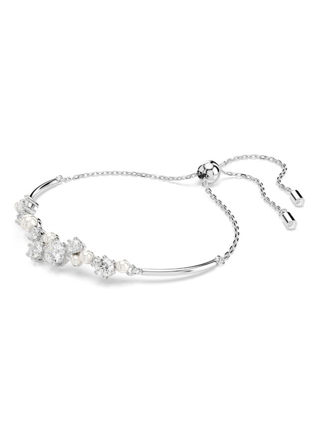 Swarovski Constella armband met kristal M  - detail zilver
