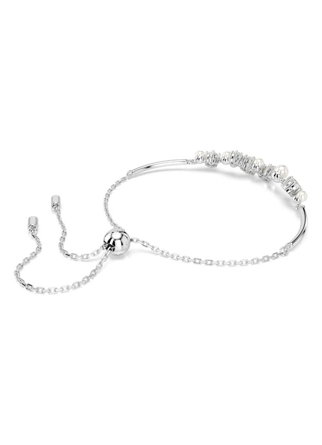 Swarovski Constella armband met kristal M  - detail 3 zilver