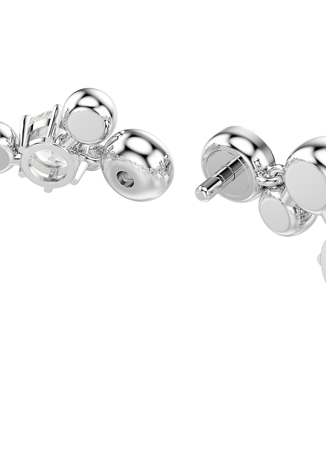Swarovski Constella armband met kristal M - detail 2 zilver