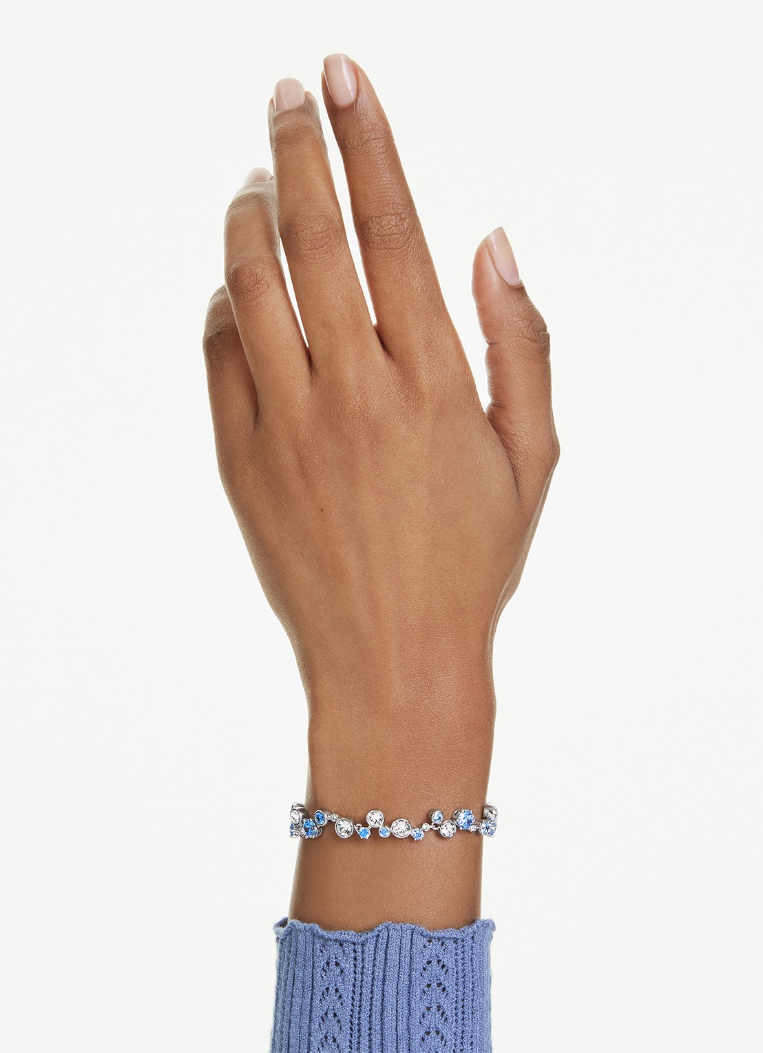 Swarovski Constella armband met zirkonia M - voorkant 2 zilver