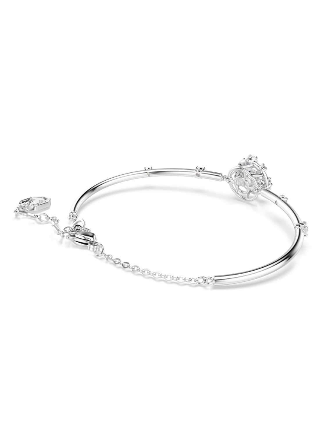 Swarovski Constella bangle met kristal - detail 4 zilver