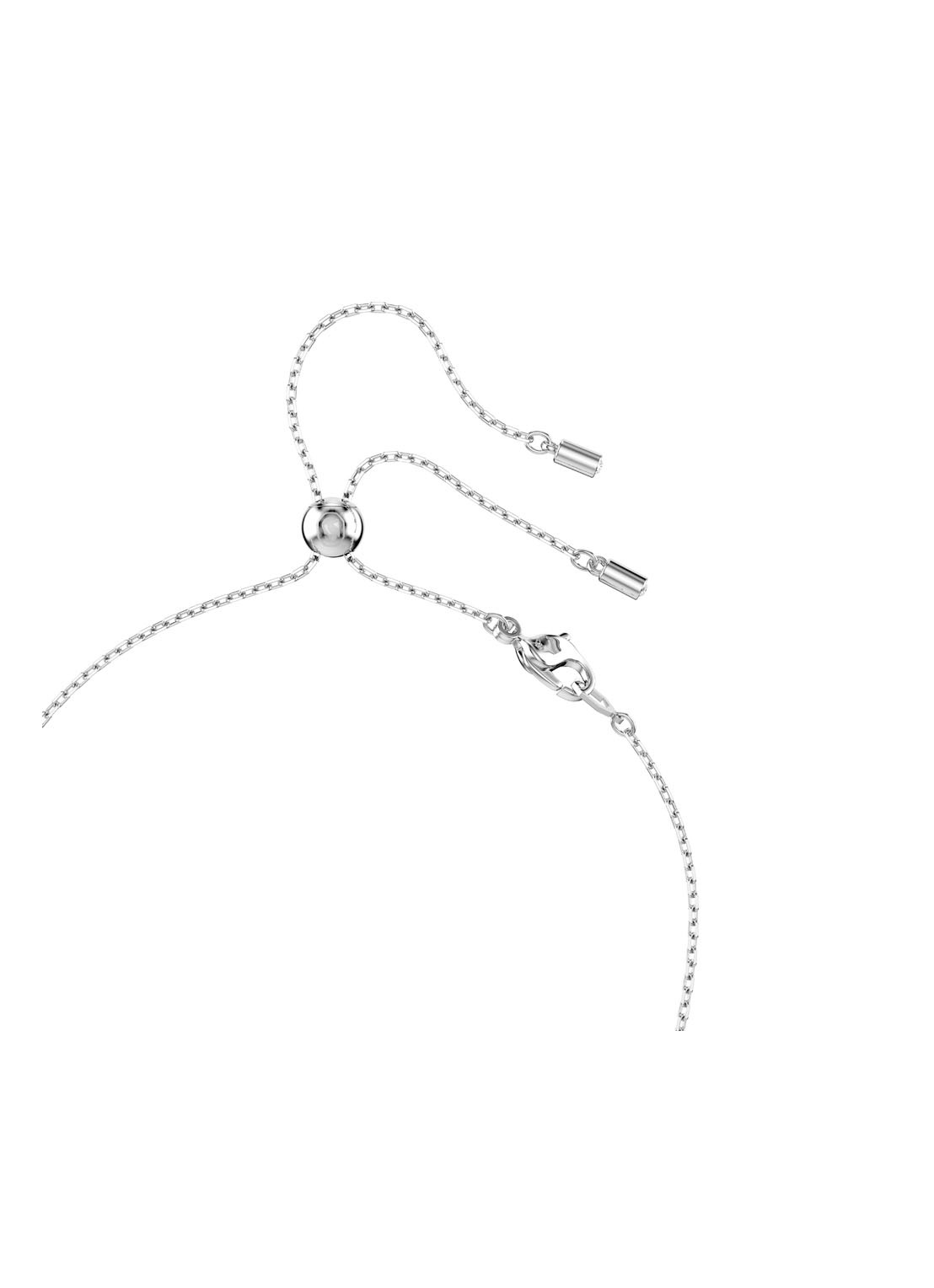 Swarovski Constella ketting met hanger  - detail 2 zilver