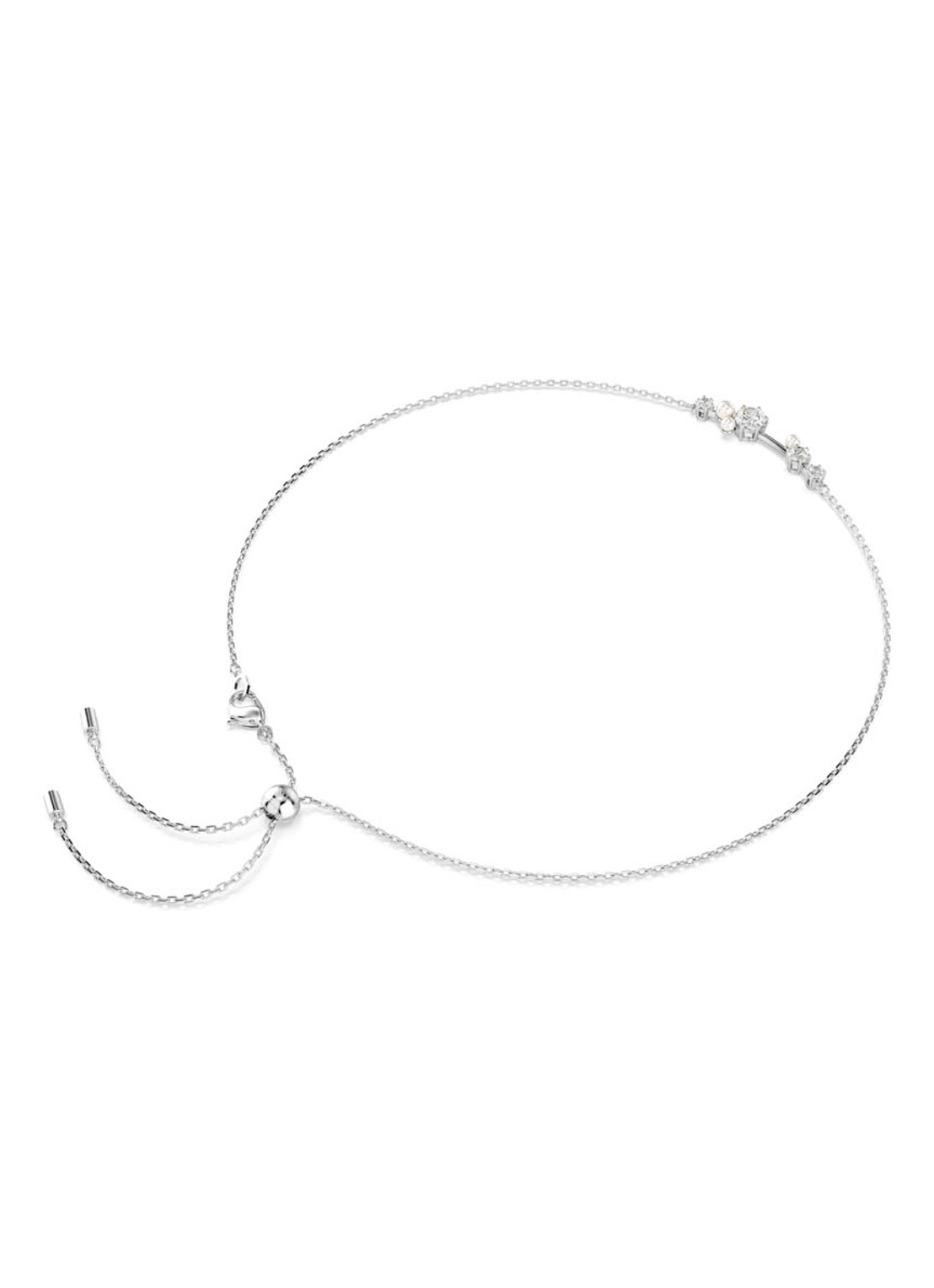 Swarovski Constella ketting met kristal - detail 3 zilver
