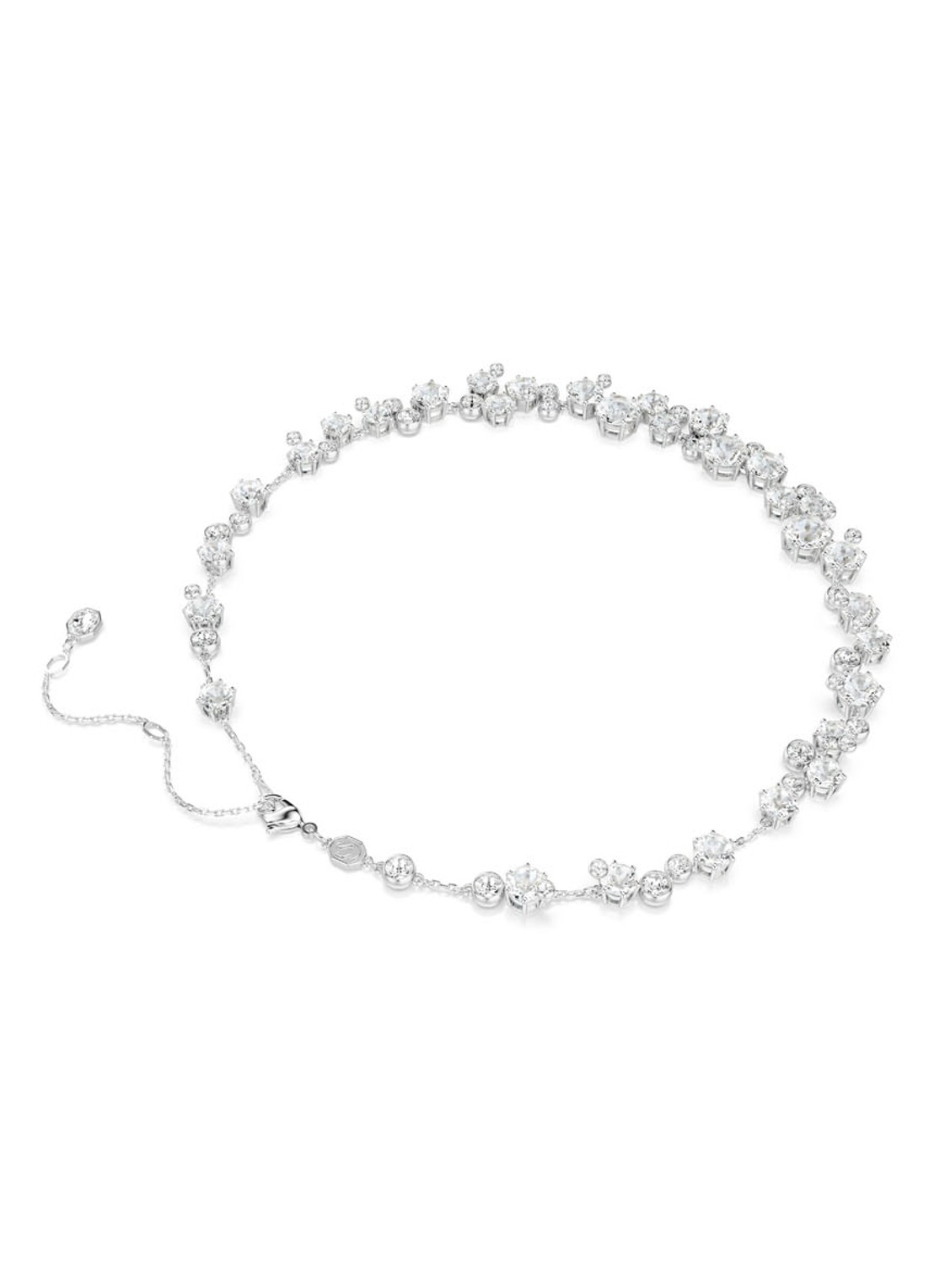 Swarovski Constella ketting met kristal - detail 6 zilver