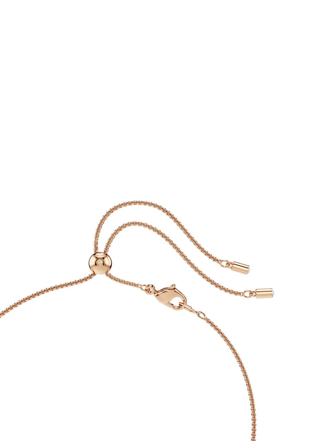 Swarovski Constella ketting met kristal - detail 3 roségoud