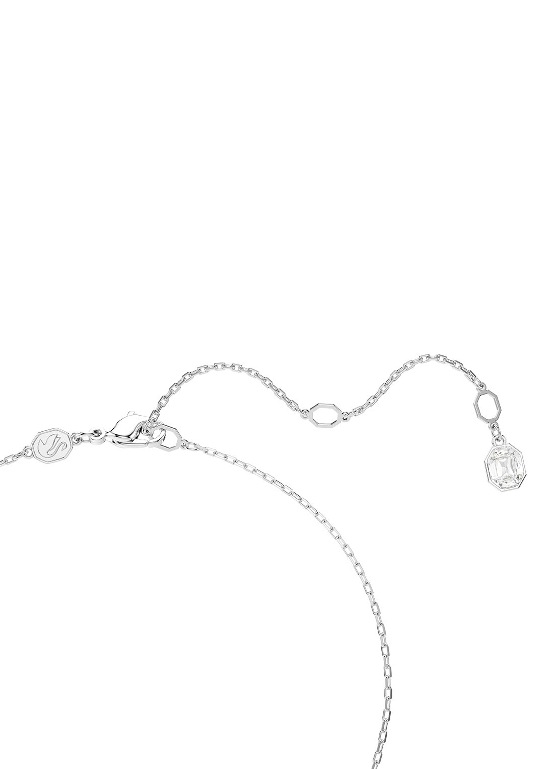 Swarovski Constella ketting met zirkonia - detail 2 zilver