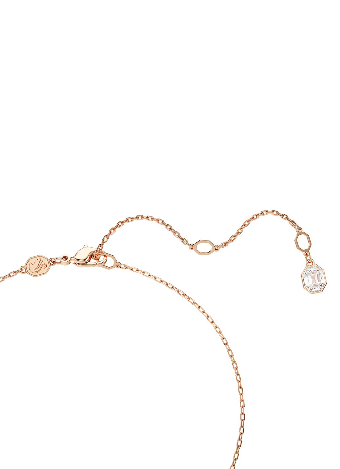 Swarovski Constella ketting met zirkonia - detail 2 roségoud