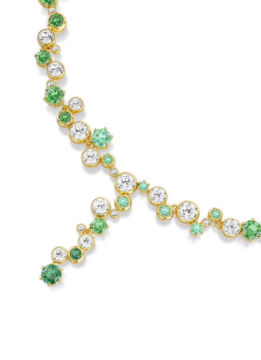 Swarovski Constella ketting met zirkonia - detail 5 goud