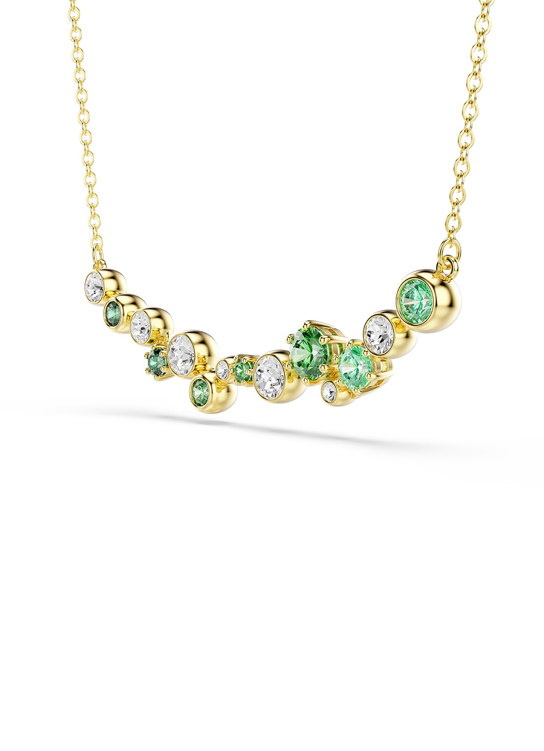 Swarovski Constella ketting met zirkonia - detail 4 goud