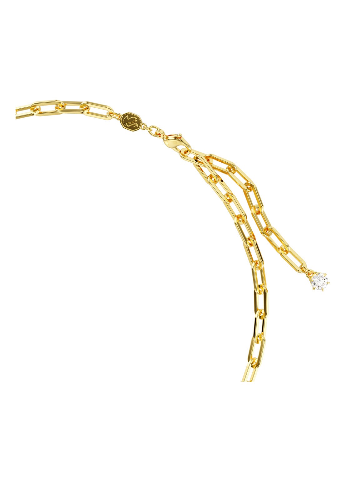 Swarovski Constella ketting verguld - detail 3 goud