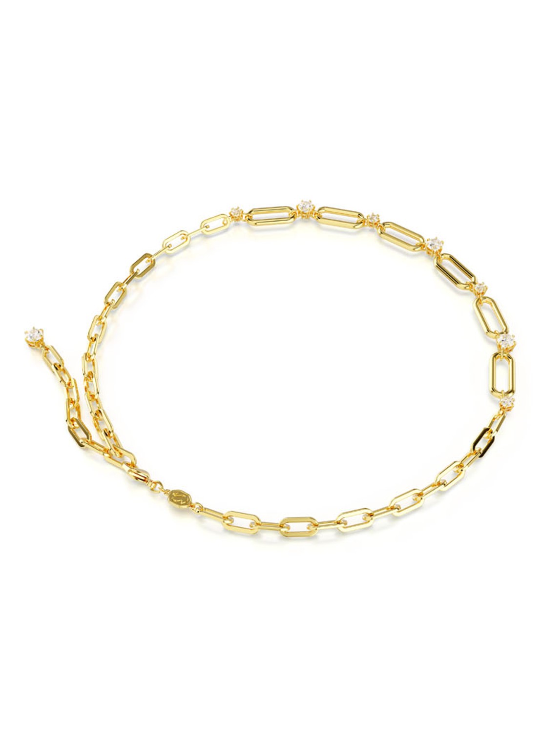Swarovski Constella ketting verguld - detail 4 goud
