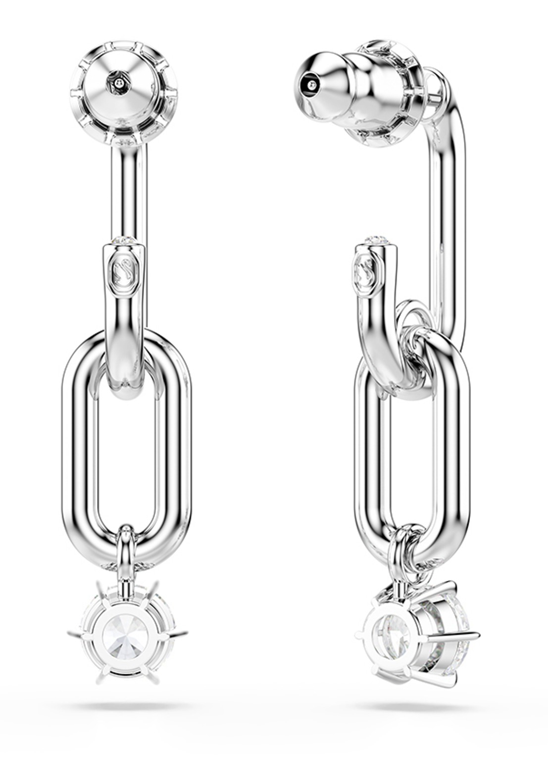 Swarovski Constella oorstekers met zirkonia - detail 5 zilver