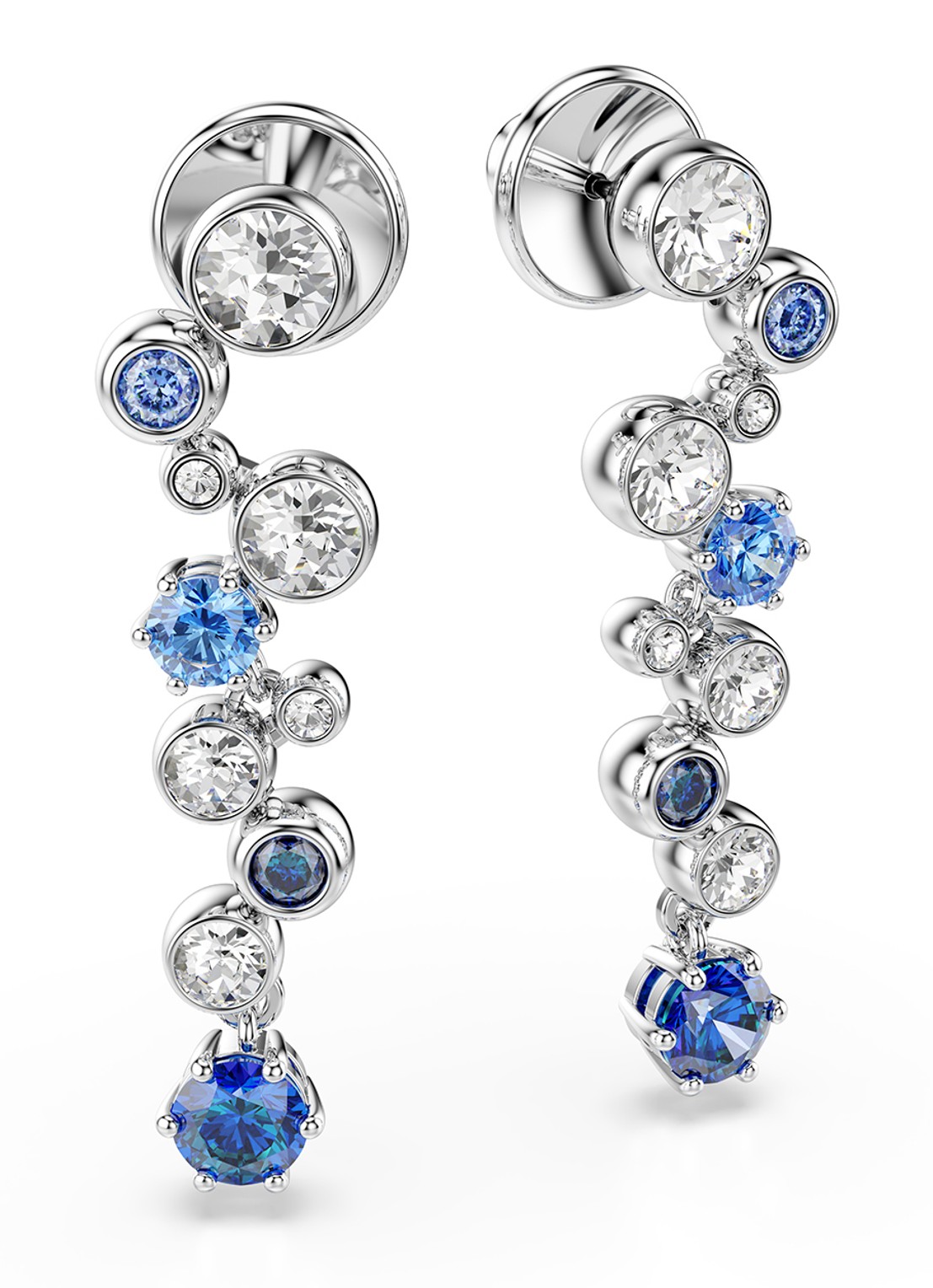 Swarovski Constella oorstekers met zirkonia - detail 4 zilver