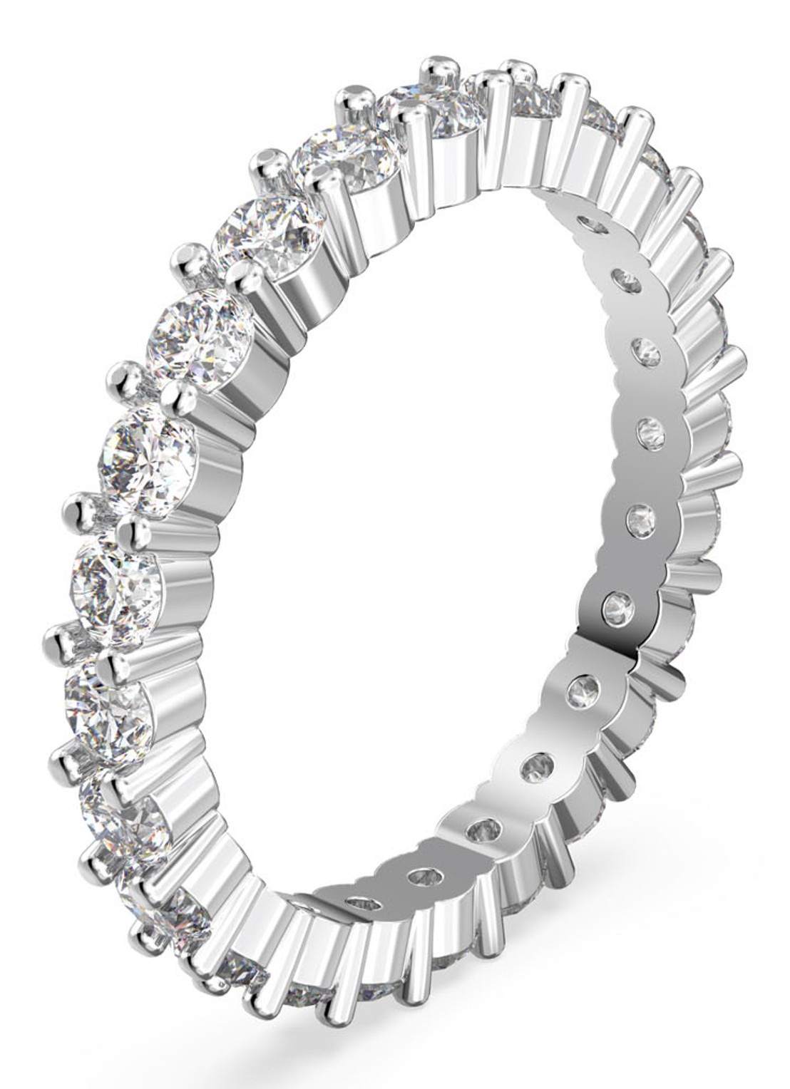 Swarovski Constella ring met kristal - detail 7 zilver