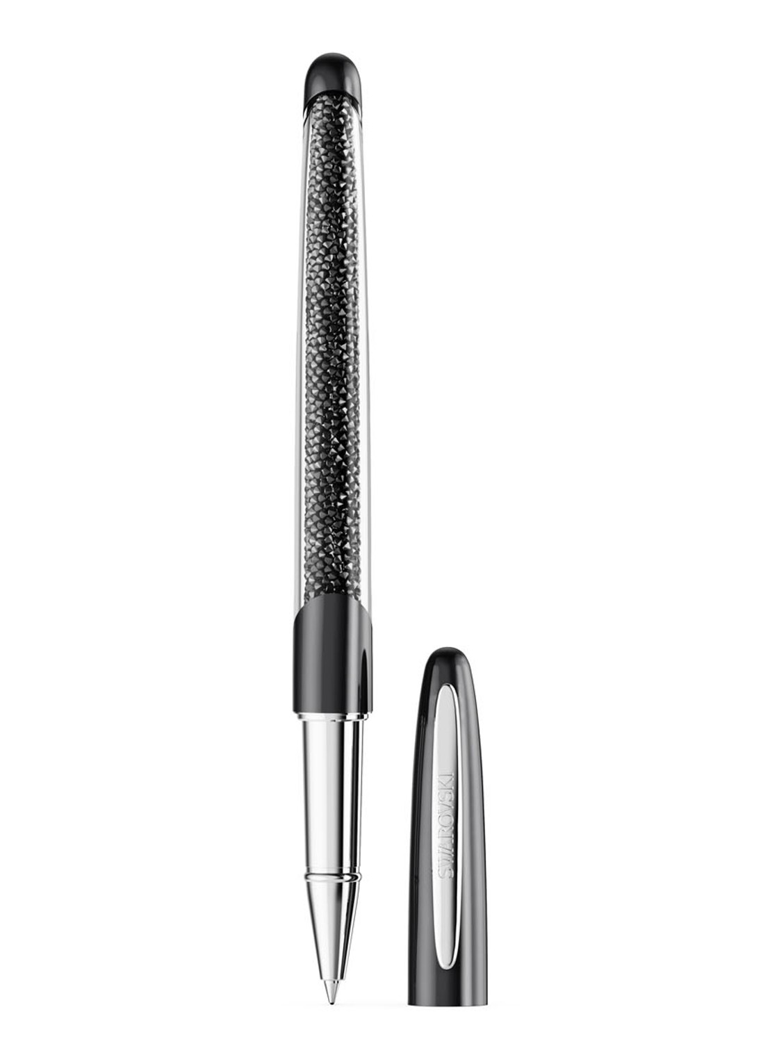Swarovski Crystalline Nova balpen - detail 2 zwart