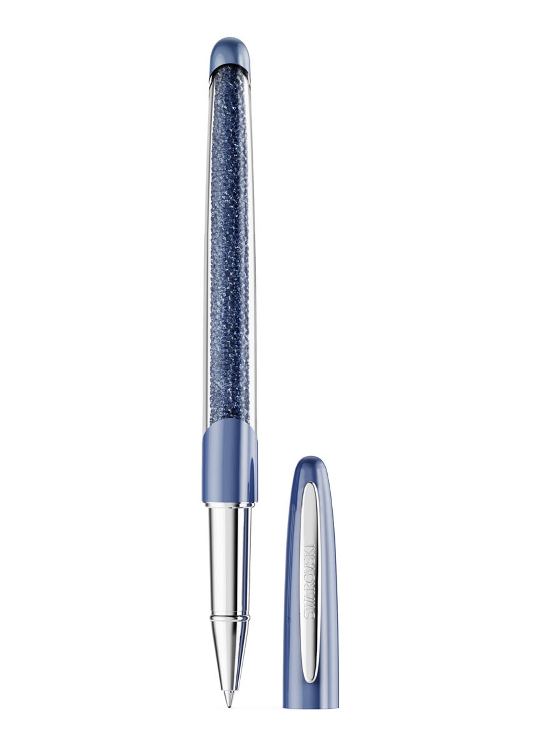 Swarovski Crystalline Nova balpen - detail 2 blauw