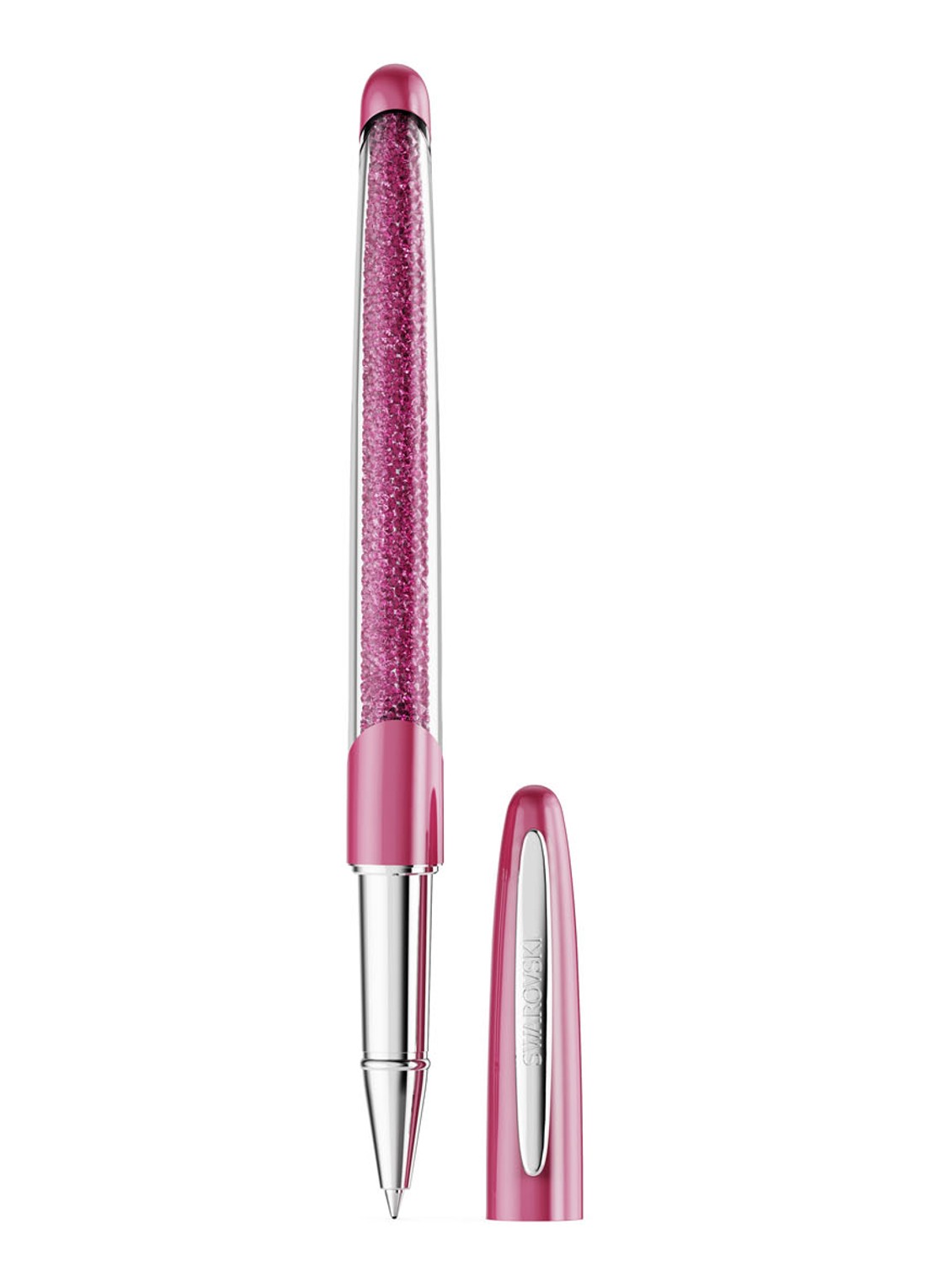 Swarovski Crystalline Nova balpen - detail 2 roze