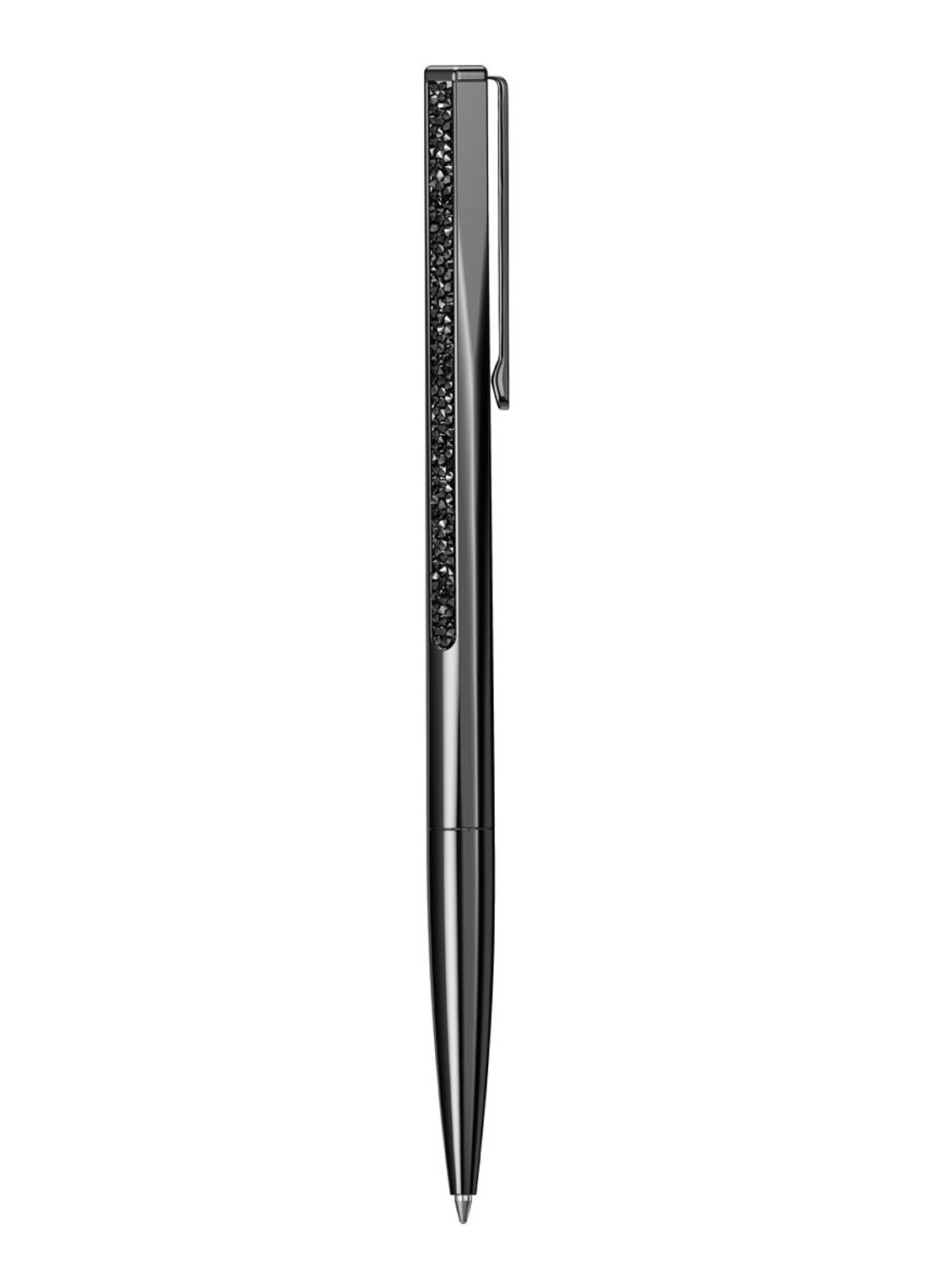 Swarovski Crystalline pen met kristal - detail 2 zwart