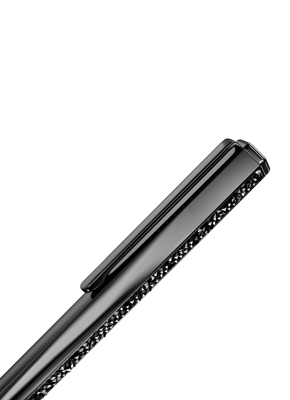 Swarovski Crystalline pen met kristal - detail 3 zwart