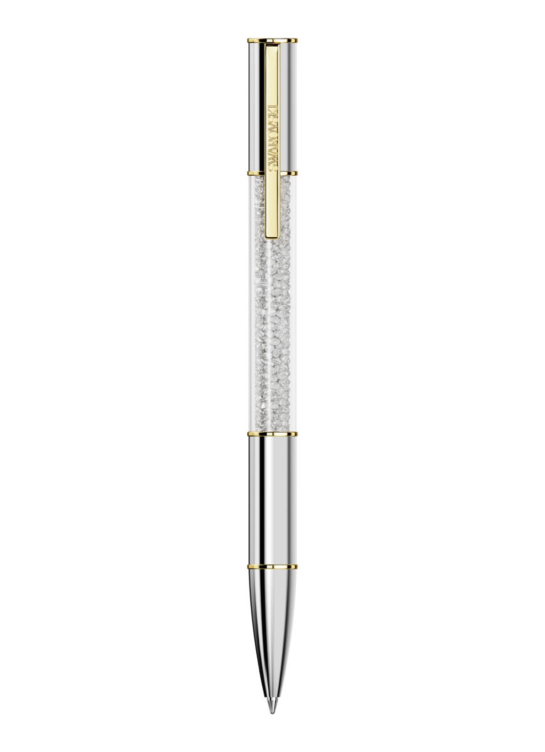Swarovski Crystalline pen met kristal - detail 2 zilver