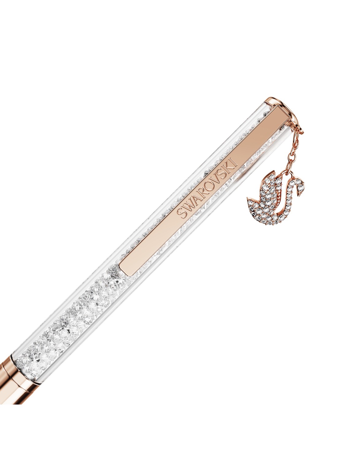 Swarovski Crystalline pen met Swarovski kristal - detail 2 roségoud