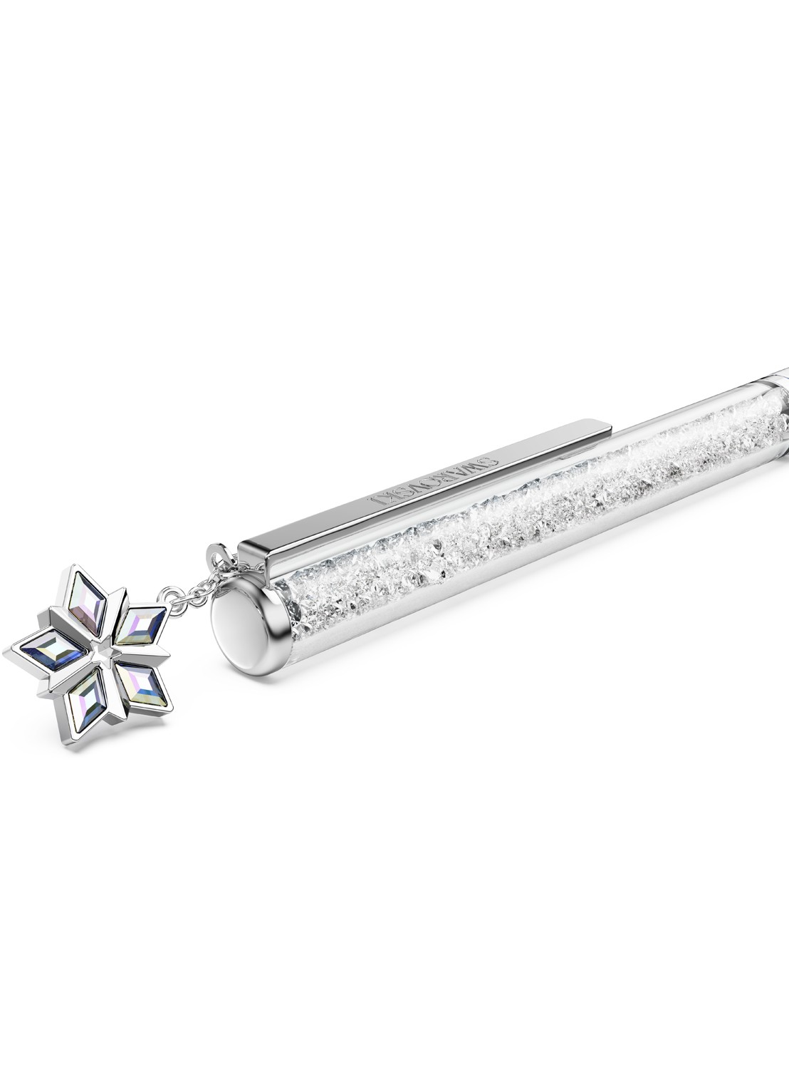 Swarovski Crystalline pen met Swarovski kristal - detail 4 zilver