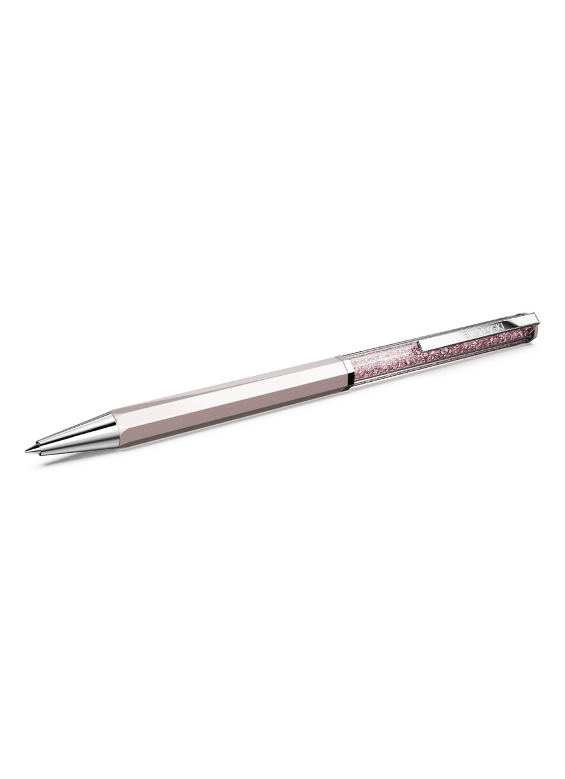Swarovski Crystalline pen met Swarovski kristal  - voorkant roze