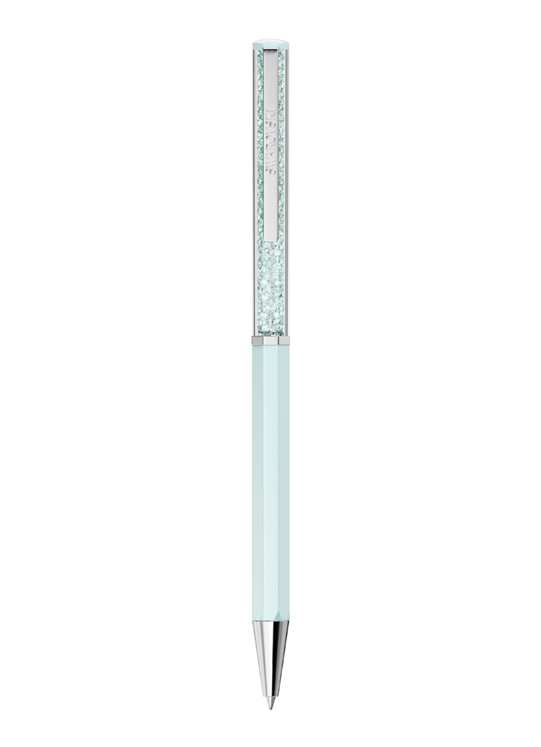 Swarovski Crystalline pen met Swarovski kristal - detail blauw