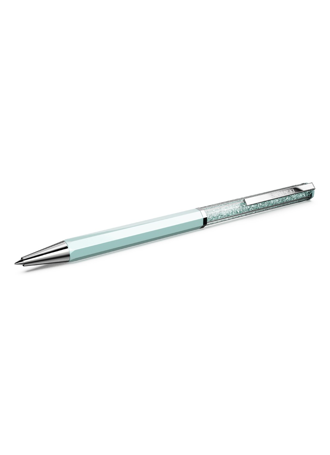 Swarovski Crystalline pen met Swarovski kristal - voorkant 4 blauw
