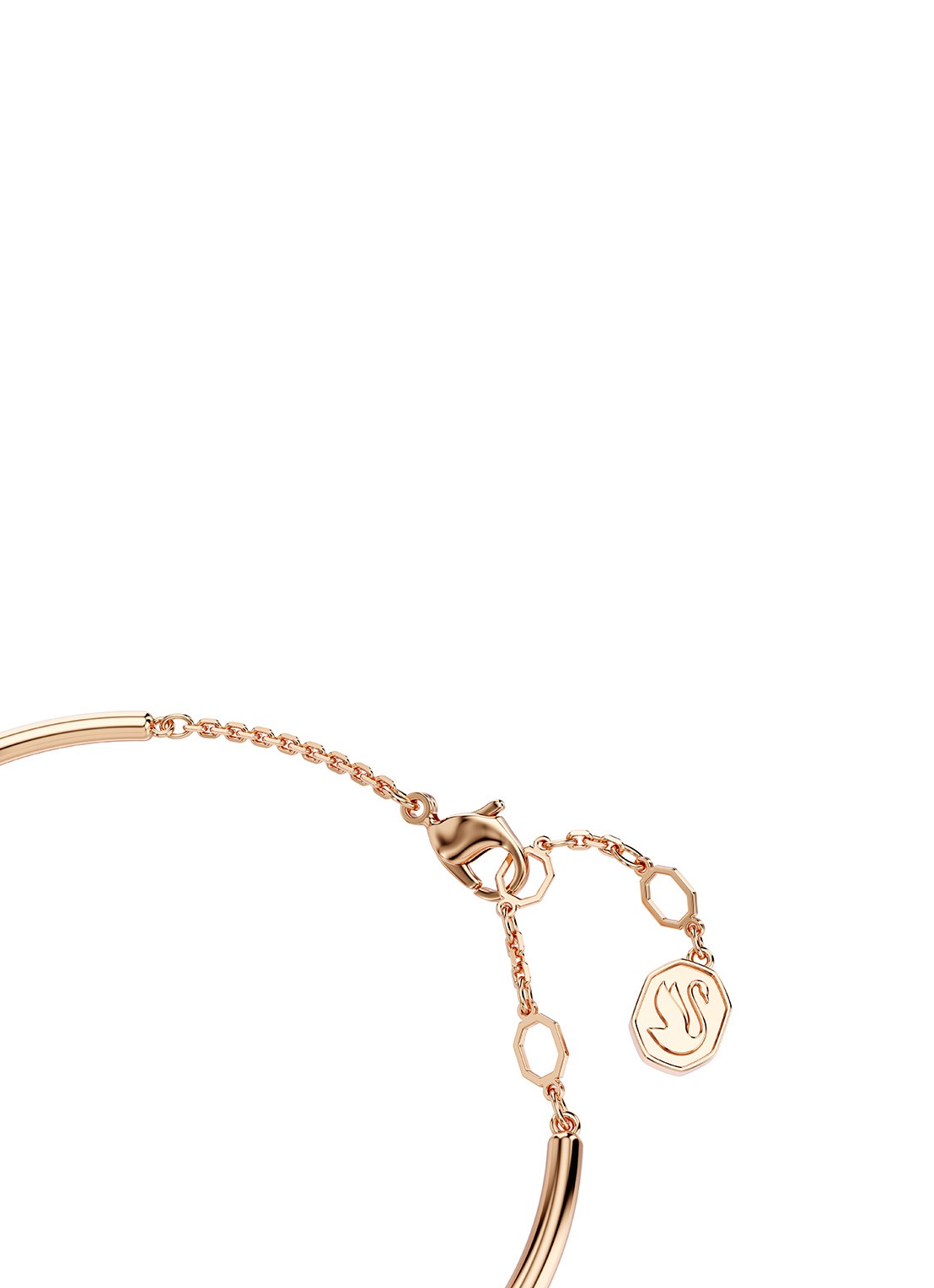 Swarovski Dextera armband met kristal M - detail 3 roségoud