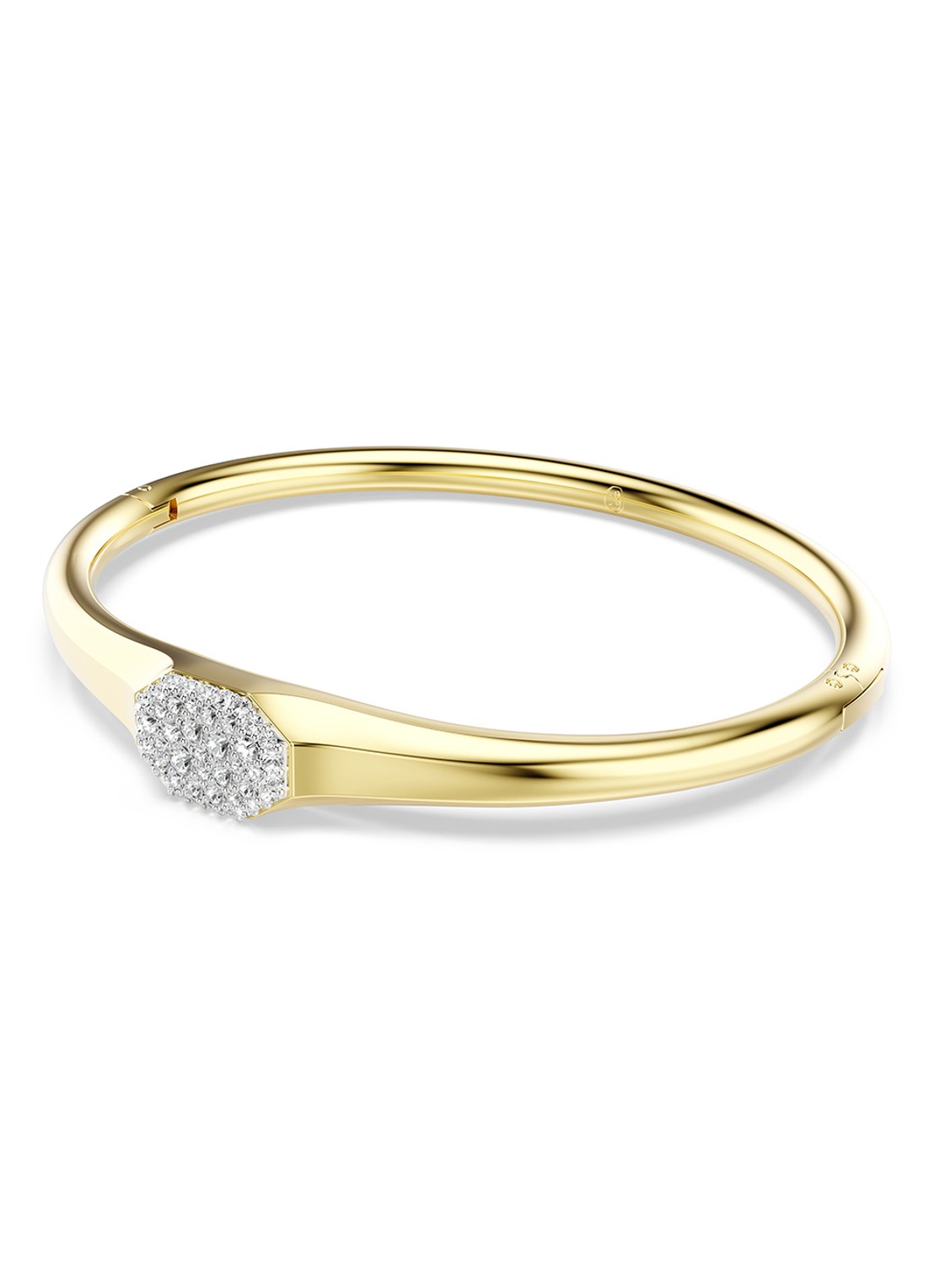 Swarovski Dextera bangle met kristal M - detail 3 goud